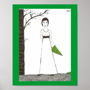 Poster Pintura do arroz de Jane Austen