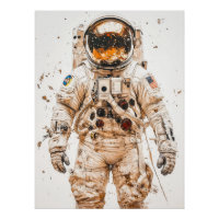 Pintura do astronauta
