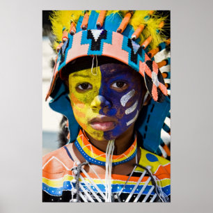 Poster pintura do carnaval