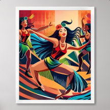 Pintura do Carnaval: Celebração da dança nas ruas