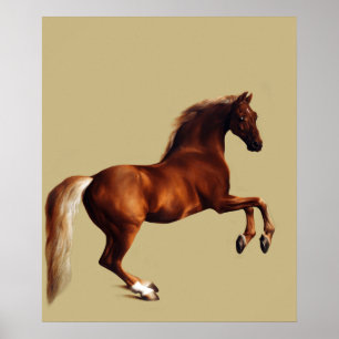 Poster Pintura do cavalo Whistlejacket por George Stubbs