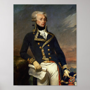 Poster Pintura do de Lafayette do marquês