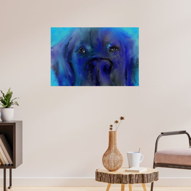 Poster Pintura do Dogue Alemão (Sala de Estar 3)