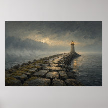 Pintura do Farol do Longo Quebra-Mar