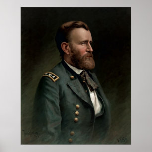 Poster Pintura do general Grant