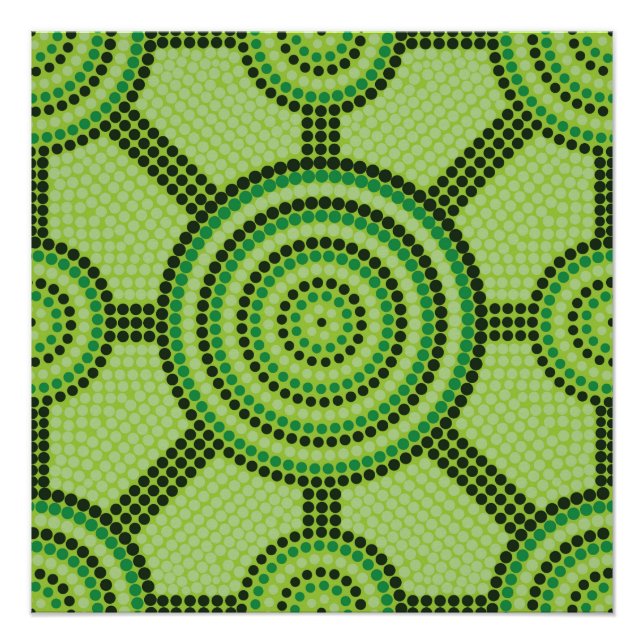 Pôster Pintura do ponto original (Frente)