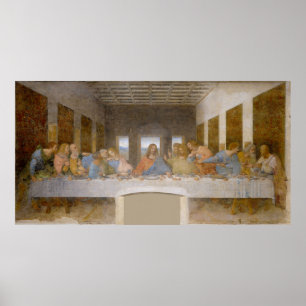 Poster Pintura do Renascimento Da Vinci: "A Última Ceia"