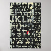 Pintura em alfabeto por Norman Wyatt