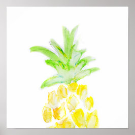 Poster Pintura em aquarela tropical
