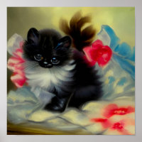 Pintura em branco e preto