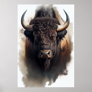 Poster Pintura em Buffalo Americano