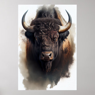 Poster Pintura em Buffalo Americano