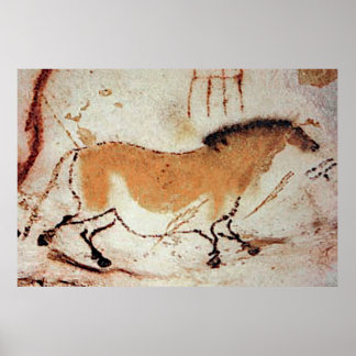 Poster Pintura em Cavernas Lascaux /