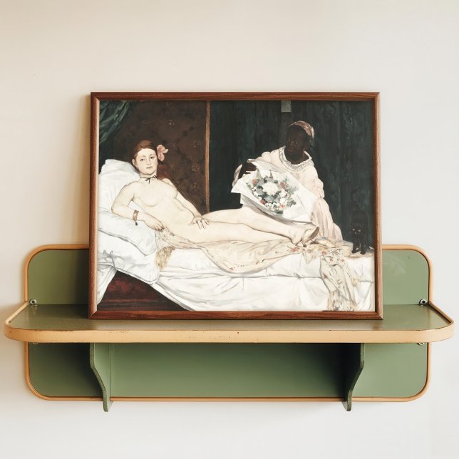 Poster Pintura em francês clássica contra olimpia Edouard (Criador carregado)