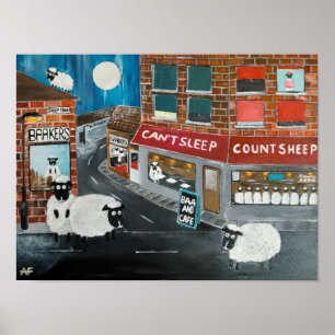Poster Pintura em Ovinos por Alfred Fox