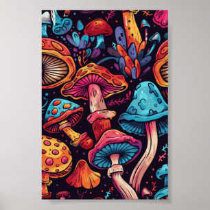 Poster Pintura em sala de salto trippy