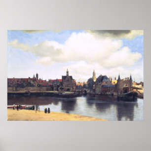 Pôster Pintura holandesa de Vermeer do artista