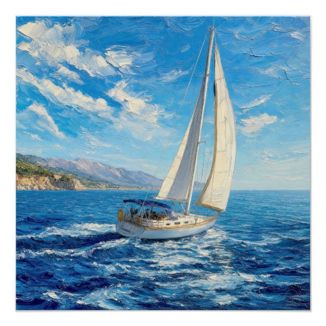 Pôster Pintura Impasto de Velho de Vela  (Frente)