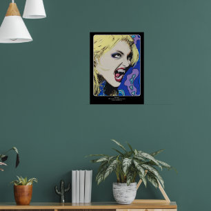 Poster Pintura ‘Kiss Hard’ em um