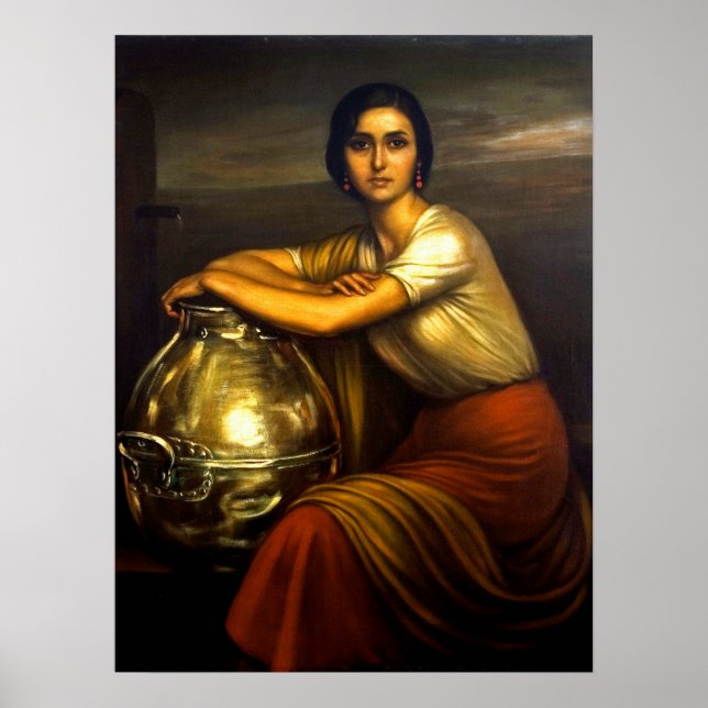 Poster Pintura "La Fuensanta" Julio Romero de Torres (Frente)