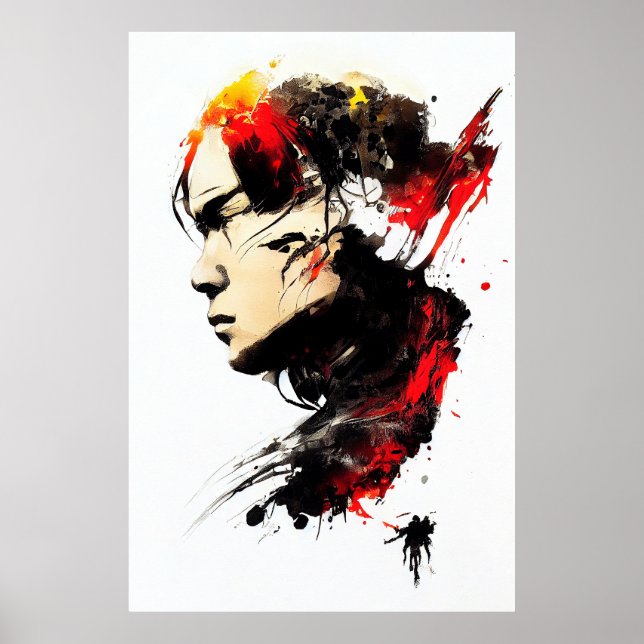 Poster Pintura Marcial Kung Fu Wild Free Spirit (Frente)