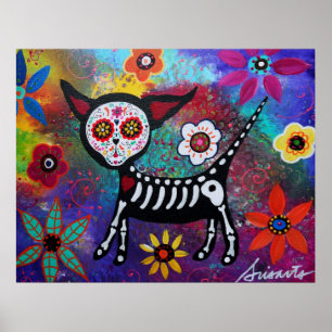 PÔSTER PINTURA MEXICANA DA CHIHUAHUA DA ARTE POPULAR
