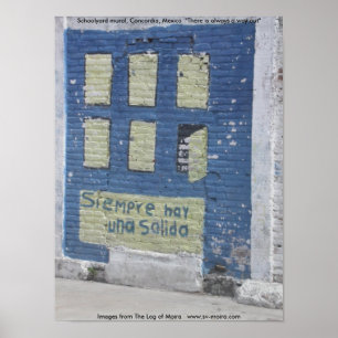 Poster Pintura mural do recreio, Concordia, México