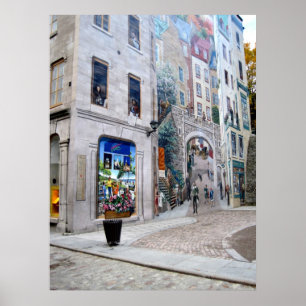 Poster Pintura mural em Cidade de Quebec
