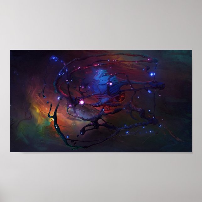 Poster Pintura nebulosa de Brian o Tracer (Frente)