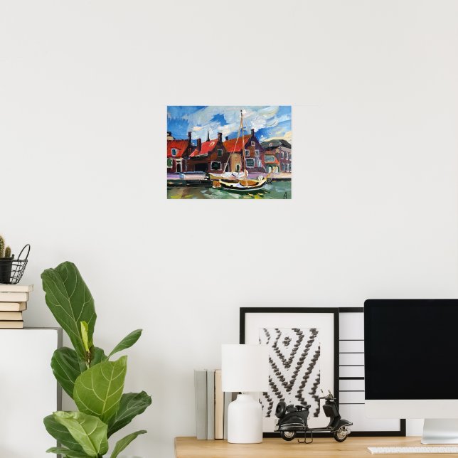Poster Pintura Países Baixos  (Escritório em casa)