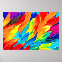 Pintura por Abstrato de expressão vibrante
