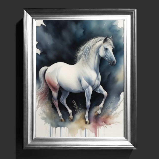 Poster Pintura por Aquarela de Cavalo (Criador carregado)