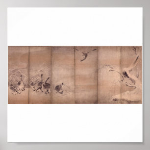 Pôster Pintura por Miyamoto Musashi, C. 1600's