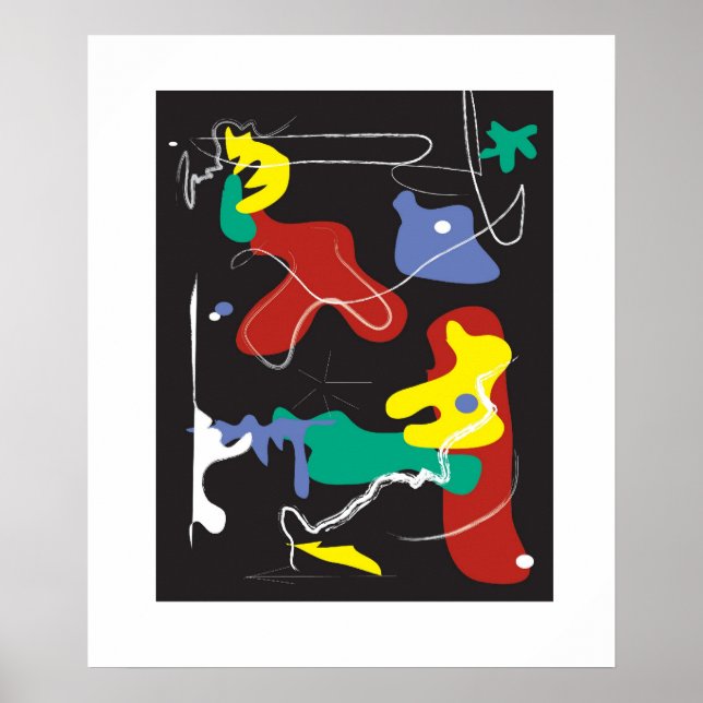 Pôster Pintura por perfuração (Frente)