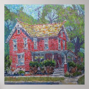 Poster Pintura Red Beauty / Artista Larry Lerew