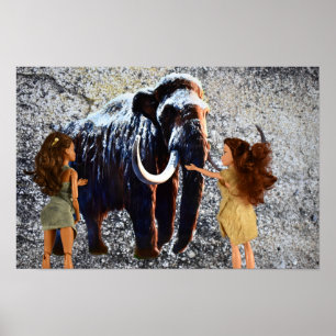 Poster Pintura Rupestre. cartaz