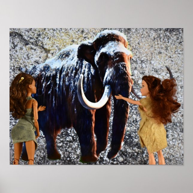 Poster Pintura Rupestre. cartaz (Frente)