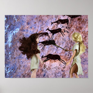 Poster Pintura Rupestre. cartaz