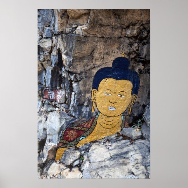 Pôster Pintura Rupestre de Buda (Frente)
