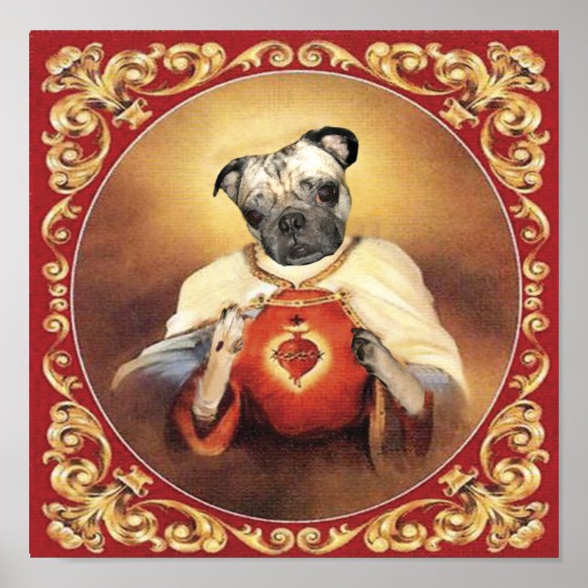 Pôster Pintura Sagrada de Chewie Heart (Frente)