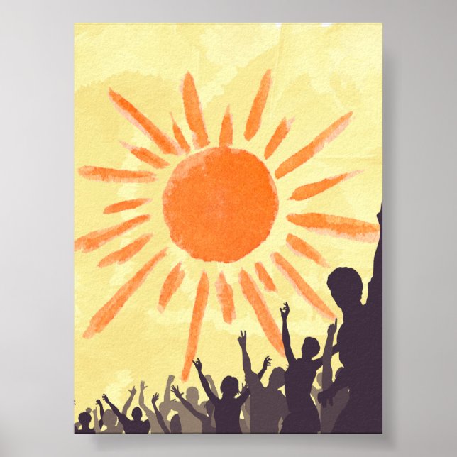 Poster pintura solar (Frente)
