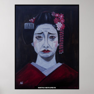 Poster Pintura Tristemente Bela de Alfred Fox