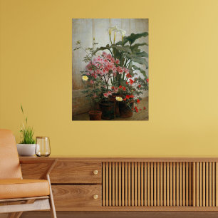 Poster Pintura Vintage Lateral de uma Estufa por Lambdin