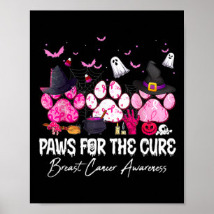 Poster Pinturas Para O Cão De Consciência Do Cancer Da Ma