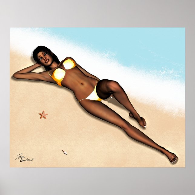 Poster PinUp Girl Denise (Frente)