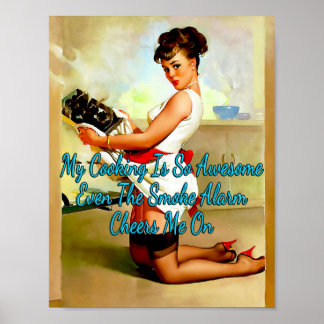 Poster Pinup Let's Comed Out by Gil Elvgren, de 1950