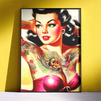 Pinup Tatuada Vintage