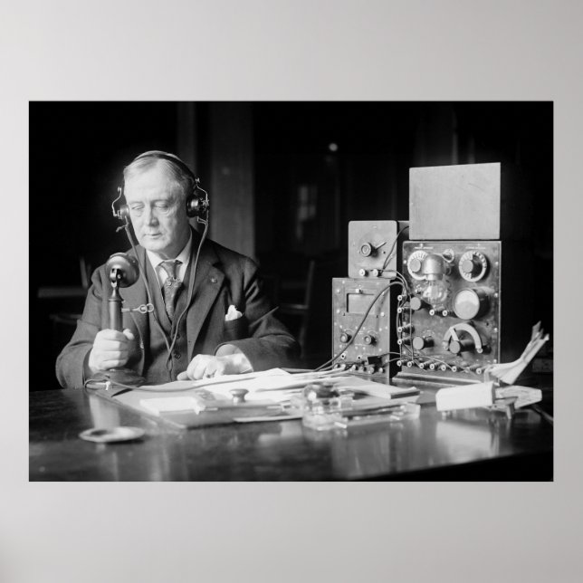 POSTER PIONEIRO RÁDIO ANTERIOR 1923 (Frente)