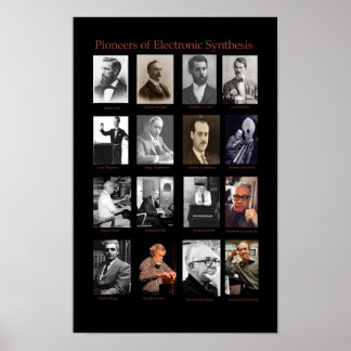 Pôster Pioneiros de Música Eletrônica