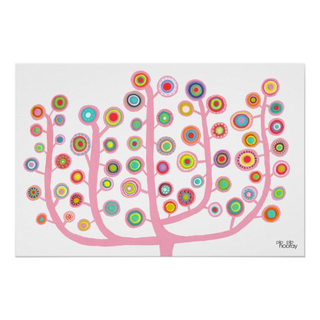 Pôster Pip Pip Hooray Fantasy Tree (Frente)